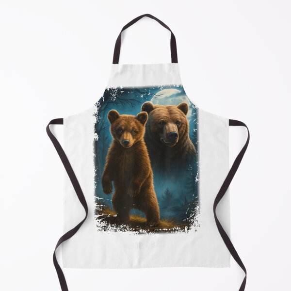 Item preview, Trees Reflection Outdoor Forest Somiedo Bear Funny Animal Lover Bear designed and sold by McintoshPatr.