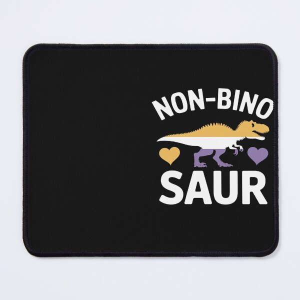 Item preview, Non Bino Saur Dinosaur Nonbinary Flag Pride Triceratops LGBT designed and sold by Eskomeranola.