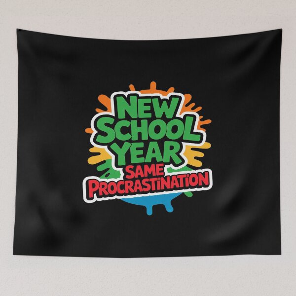 Item preview, New School Year Same Procrastination  Back to School designed and sold by ToggleBet.