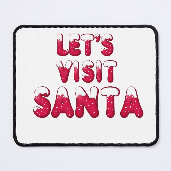 Item preview, Let's visit Santa - cute holiday vibes designed and sold by TheLaplandStore.