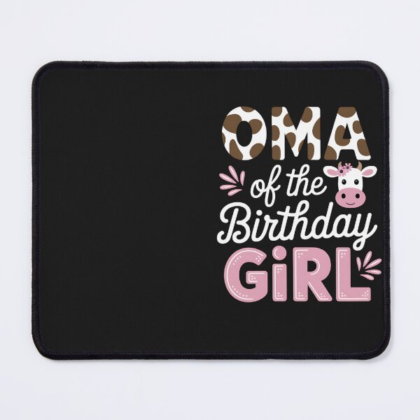 Item preview, Oma Of The Birthday Girl Cow Grandma Family Party designed and sold by Eskomeranola.