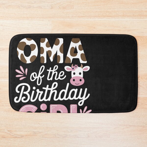 Item preview, Oma Of The Birthday Girl Cow Grandma Family Party designed and sold by Eskomeranola.