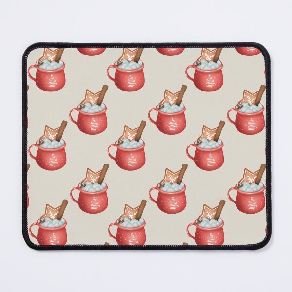 Item preview, Cozy Hot Chocolate Mug Christmas Holiday Pattern designed and sold by EL-Lebedenko.
