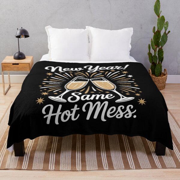 Item preview, New Year Same Hot Mess Funny New Year's Eve Happy New Year designed and sold by ToggleBet.