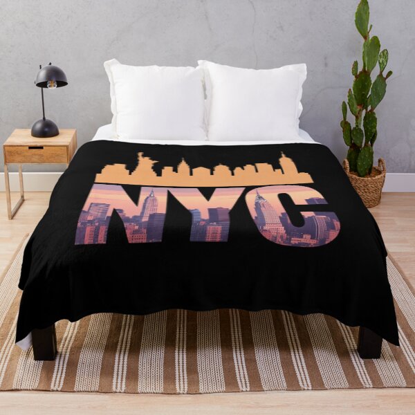 Item preview, New York City Skyline Silhouette Downtown Lover Sunset NYC designed and sold by ToggleBet.