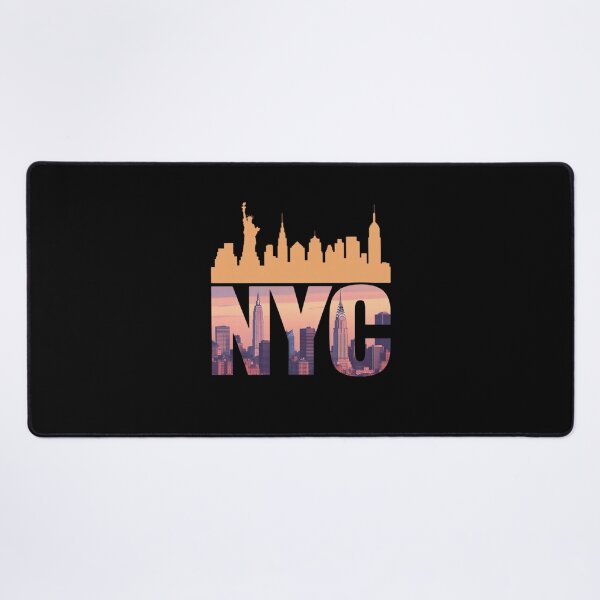 Item preview, New York City Skyline Silhouette Downtown Lover Sunset NYC designed and sold by ToggleBet.