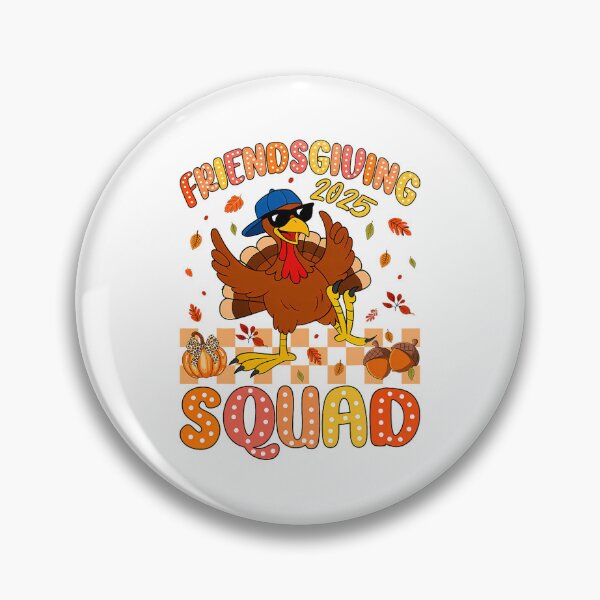 Item preview, Party Friends Friendsgiving Squad Thankful Turkey 90s Humor designed and sold by Daleburuling.