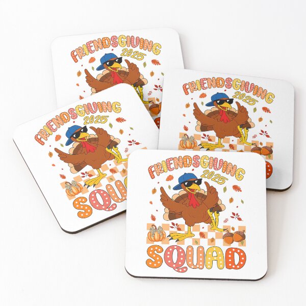 Item preview, Party Friends Friendsgiving Squad Thankful Turkey 90s Humor designed and sold by Daleburuling.