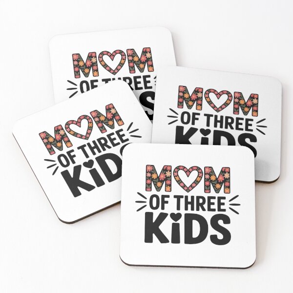 Item preview, Mom Of 3 Kids Mother's Day Women Mom Of Three Kids  designed and sold by papertaless.