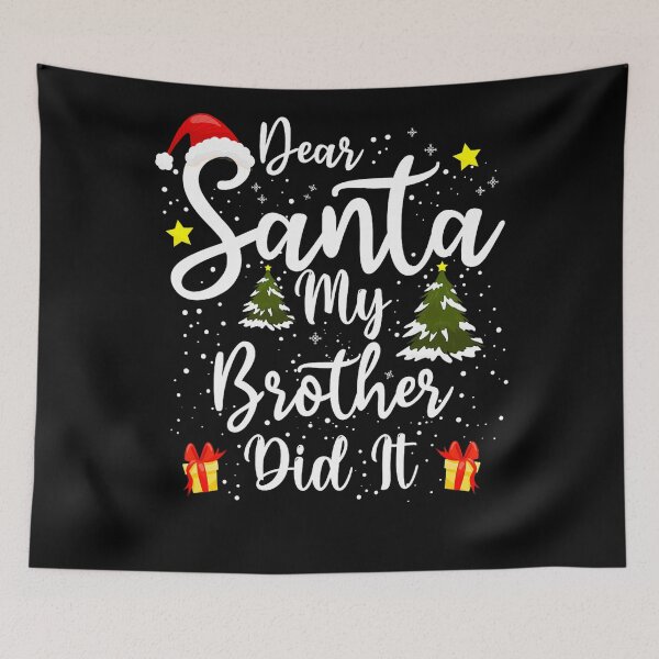 Item preview, Holiday My Vintage It Funny Christmas Santa Dear Brother Did Retro designed and sold by MediarMedic.