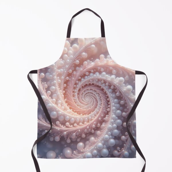 Item preview, Elegant Spiral of Coral Pearls, Pearl Spiral Art (image size 8320x12480) designed and sold by Digital-Davinci.