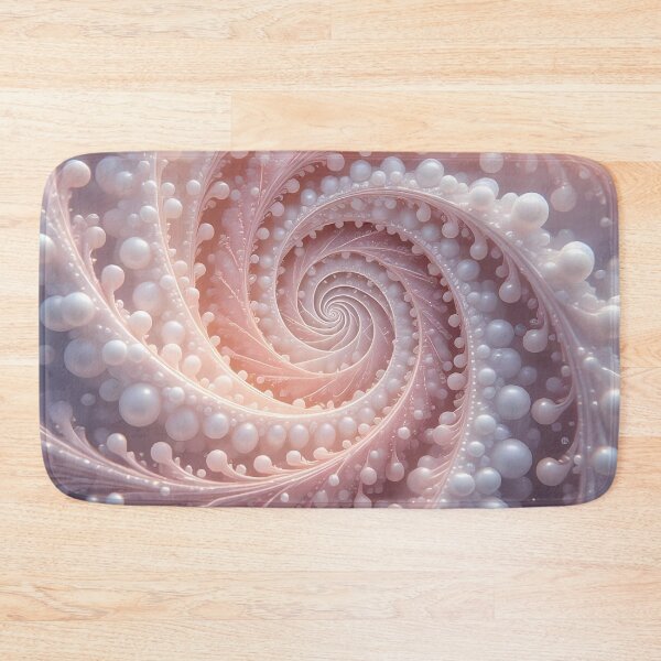 Item preview, Elegant Spiral of Coral Pearls, Pearl Spiral Art (image size 8320x12480) designed and sold by Digital-Davinci.