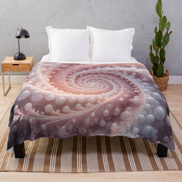 Item preview, Elegant Spiral of Coral Pearls, Pearl Spiral Art (image size 8320x12480) designed and sold by Digital-Davinci.