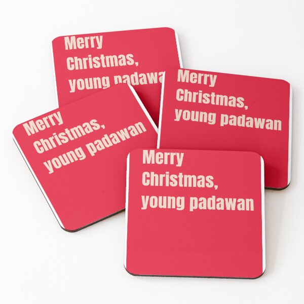 Item preview, Star Wars Inspired Christmas Card Merry Christmas Young Padawan Card Cute Kids Holiday Card Geeky Christmas Gift for Sci Fi Fans designed and sold by LaundrySalt.