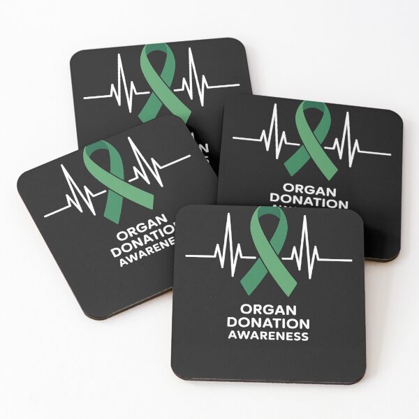 Item preview, Organ donation awareness Donate Life Month ribbon heartbeat designed and sold by Eskomeranola.