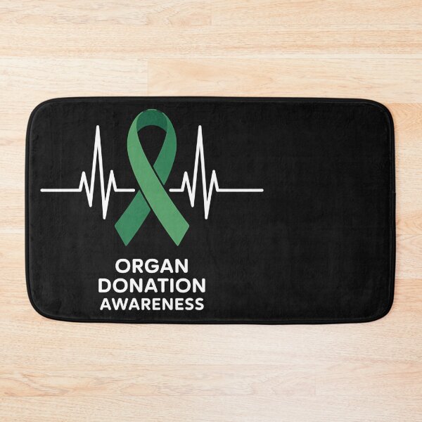 Item preview, Organ donation awareness Donate Life Month ribbon heartbeat designed and sold by Eskomeranola.