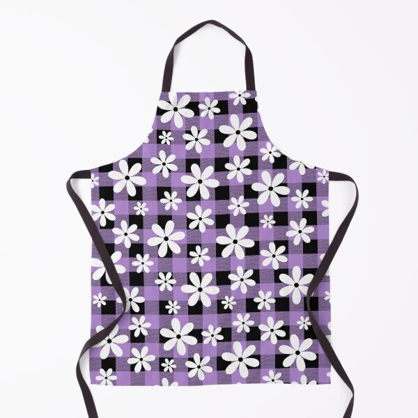 Item preview, Purple Buffalo Plaid Flower Seamless Pattern designed and sold by FlameBornDesigns.