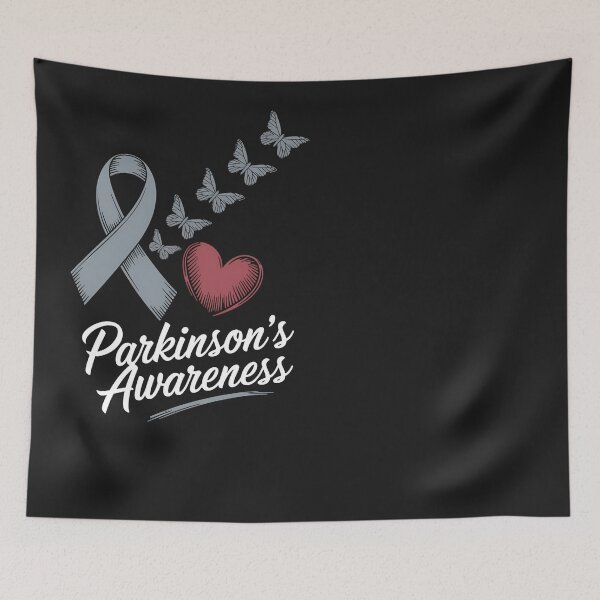 Item preview, Parkinsons Awareness Butterflies Gray Ribbon Support designed and sold by Eskomeranola.