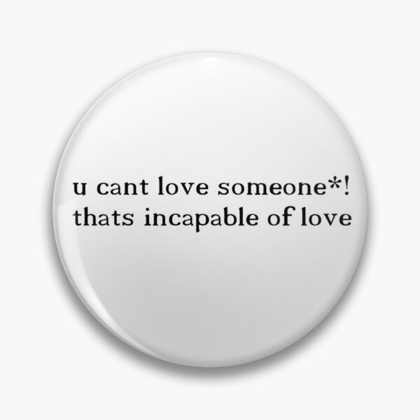 Item preview, u can´t love someone (black) designed and sold by merchcloth3s.