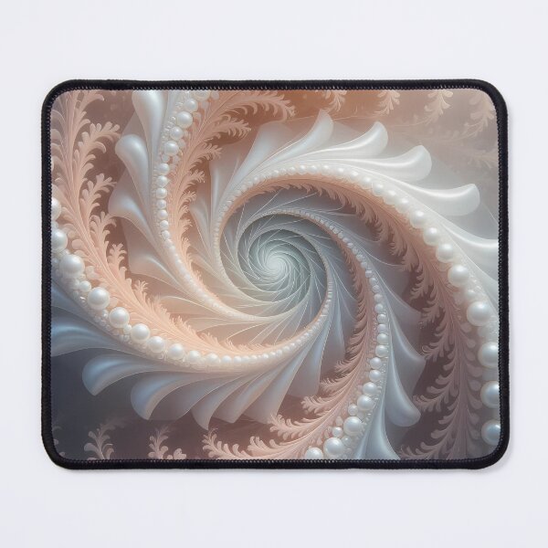 Item preview, Elegant Spiral of Pearls, Coral && Leaves (image size 8320x12480) designed and sold by Digital-Davinci.