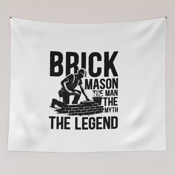 Item preview, Brick Mason the Man the Myth the Legend designed and sold by TeesYouWant.