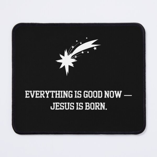 Item preview, Jesus Is Born – Bright Nativity Star (White Minimalist Design) designed and sold by Kindloom.