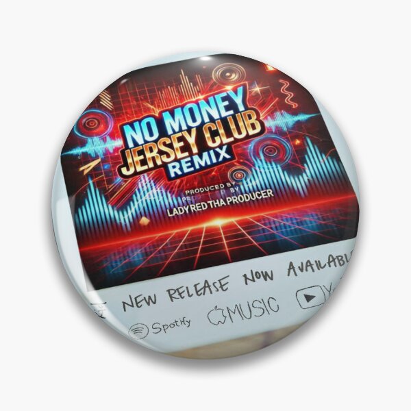 Artikelvorschau, No Money Jersey Club Remix entworfen und verkauft von Ladyred55.