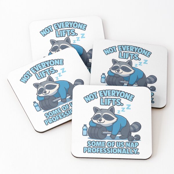 Item preview, Not Everyone Lifts – Professional Napper Raccoon designed and sold by the-dovlat.