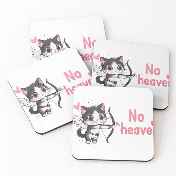 Item preview, “Cute devil cat reporting for duty ?? This ‘No Heaven’ kitty is 90% adorable, 10% chaotic energy. Perfect for anyone who looks sweet… but causes problems on purpose ??” designed and sold by No Heaven.
