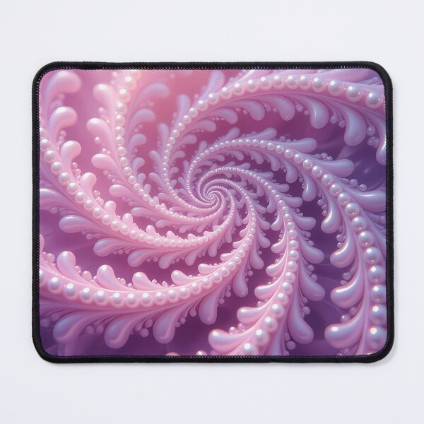 Item preview, Spiral of Purple Tear Drop Pearls, Pearl Spiral Art (image size 8320x12480) designed and sold by Digital-Davinci.