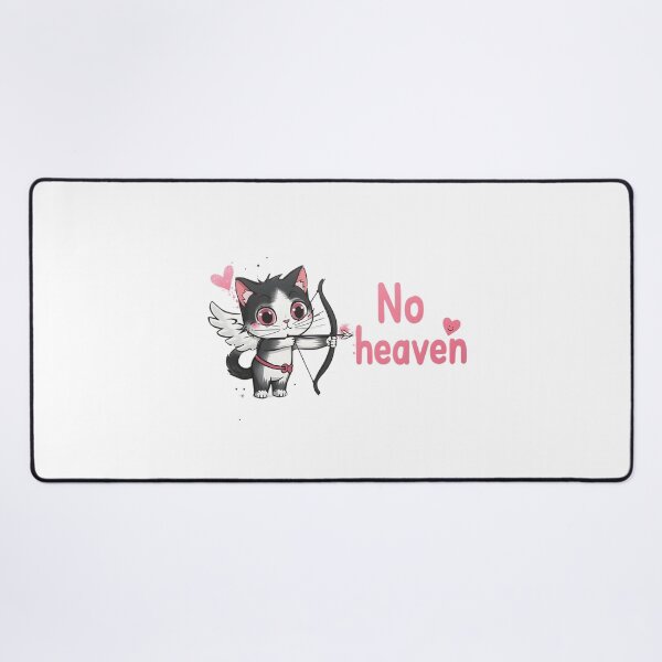 Item preview, “Cute devil cat reporting for duty ?? This ‘No Heaven’ kitty is 90% adorable, 10% chaotic energy. Perfect for anyone who looks sweet… but causes problems on purpose ??” designed and sold by No Heaven.