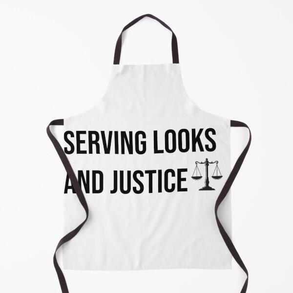Item preview, Serving looks and justice  designed and sold by Quote Chaos.