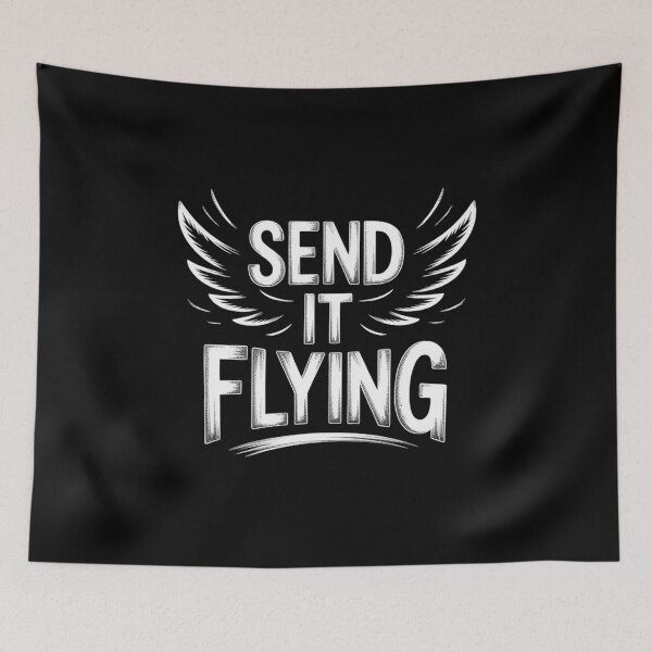 Item preview, Nice Send it Flying Statement designed and sold by BubblePancake.