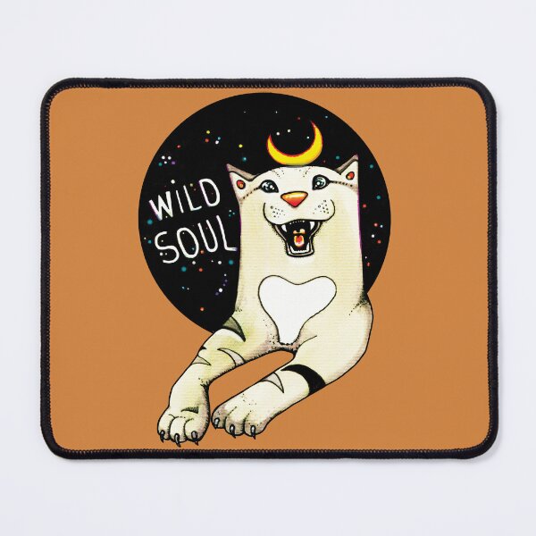 Item preview, Kiekeboekat with Wild Soul - Soft Tangerine designed and sold by Kiekeboekat.