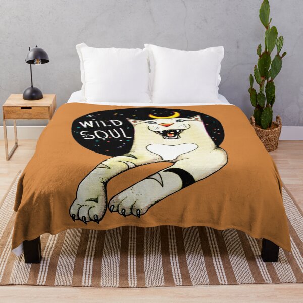 Item preview, Kiekeboekat with Wild Soul - Soft Tangerine designed and sold by Kiekeboekat.