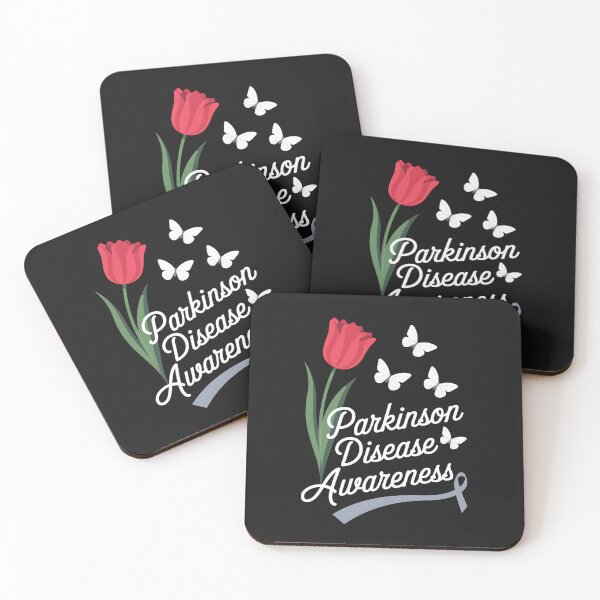 Item preview, Parkinson's Disease Awareness Red Tulip Gray Ribbon designed and sold by Bstilablhot.