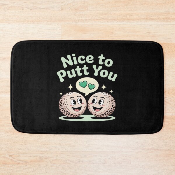 Item preview, Nice to Putt You Golf Pun Graphic for Golfers designed and sold by BubblePancake.