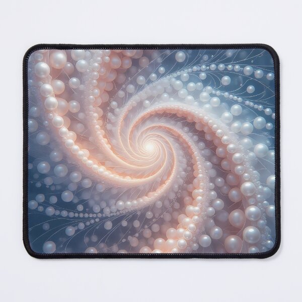 Item preview, Glowing Spiral of Pearls, Pearl Spiral Art (image size 8320x12480) designed and sold by Digital-Davinci.
