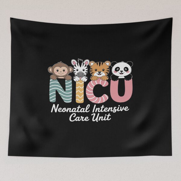 Item preview, NICU Neonatal Intensive Care Nurse Cute Animal NICU Nurse designed and sold by BubblePancake.