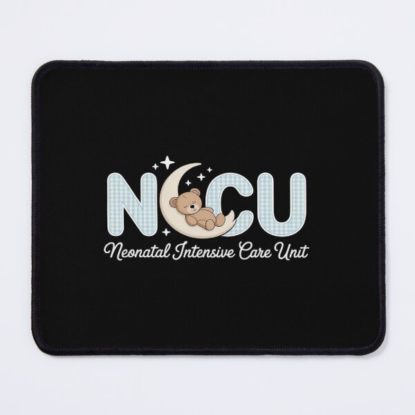 Item preview, NICU Neonatal Intensive Care Nurse Gingham Bear NICU Nurse designed and sold by BubblePancake.