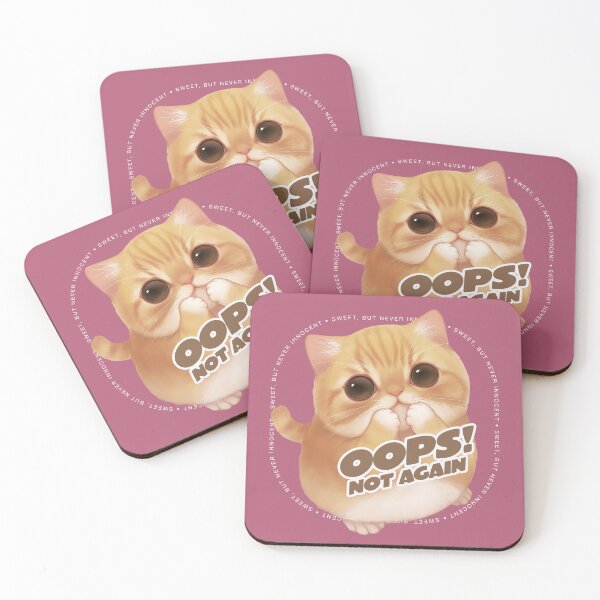 Item preview, Oops! Not again -Cute Kitten designed and sold by EdvvinStudios.