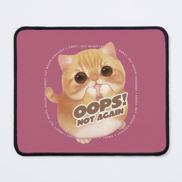 Item preview, Oops! Not again -Cute Kitten designed and sold by EdvvinStudios.