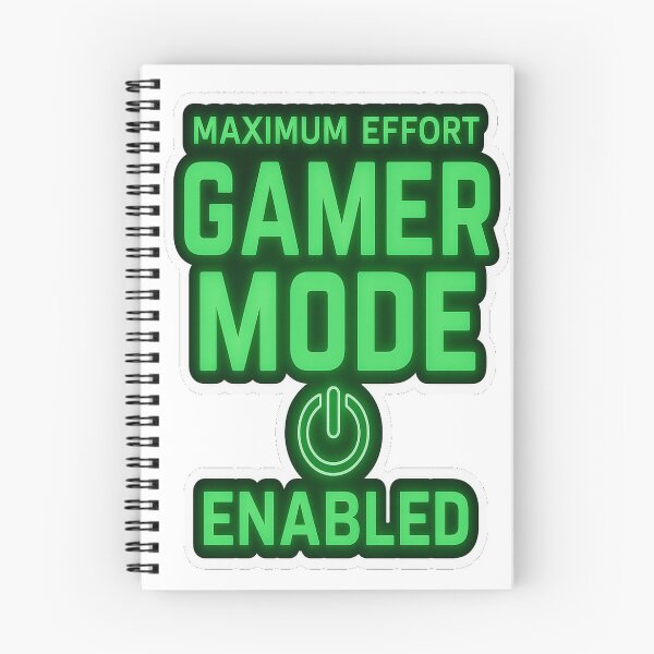 Item preview, Gamer Mode Enabled – Maximum Effort Neon Green designed and sold by the-dovlat.