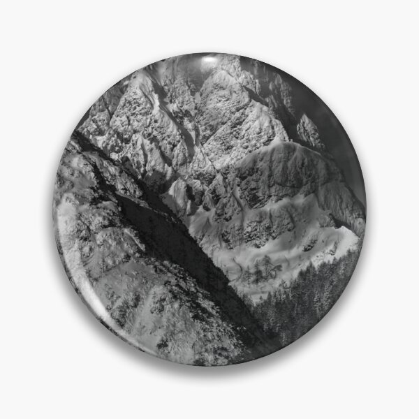 Item preview, Mountain Peak Black and White Photographic Print designed and sold by Mother-Nature65.
