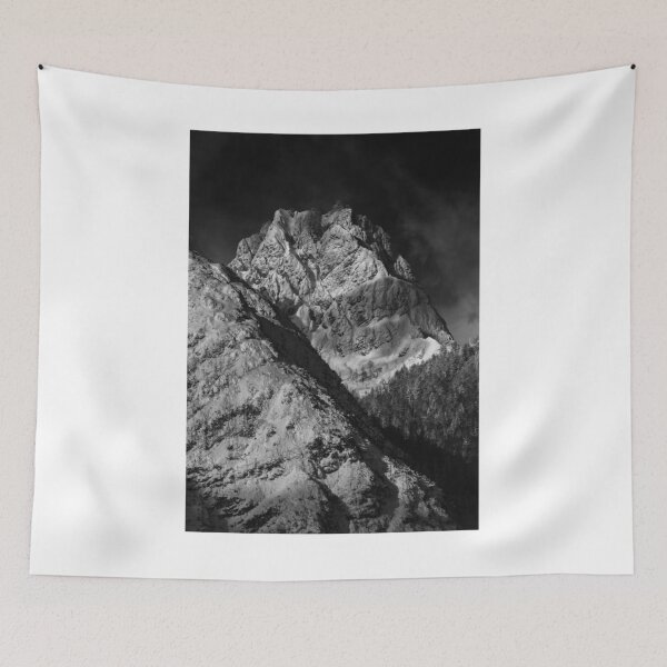 Item preview, Mountain Peak Black and White Photographic Print designed and sold by Mother-Nature65.