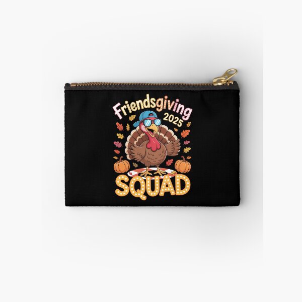 Item preview, 90s Party Humor Friendsgiving Squad Thankful Turkey Friends designed and sold by Daleburuling.