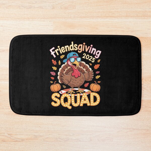 Item preview, 90s Party Humor Friendsgiving Squad Thankful Turkey Friends designed and sold by Daleburuling.