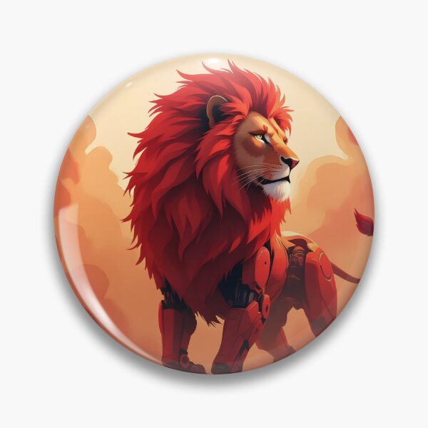 Item preview, Deep Crimson Glow – The Lion of Burning Destiny. designed and sold by nicky2342.
