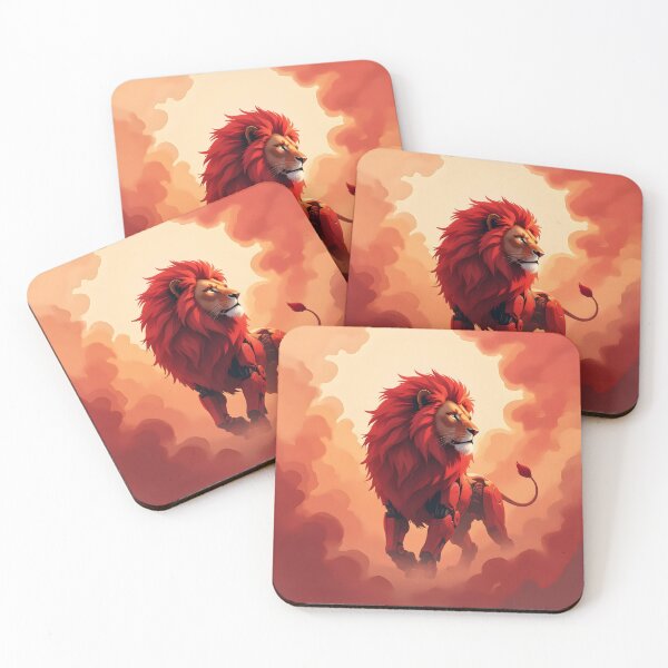 Item preview, Deep Crimson Glow – The Lion of Burning Destiny. designed and sold by nicky2342.