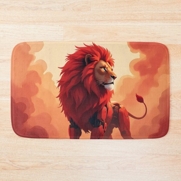 Item preview, Deep Crimson Glow – The Lion of Burning Destiny. designed and sold by nicky2342.